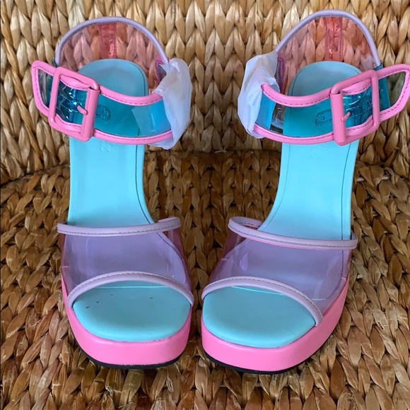 NIB 💕Sugarthrillz Candy Plexi Platforms 6-11!!! - Picture 2 of 8
